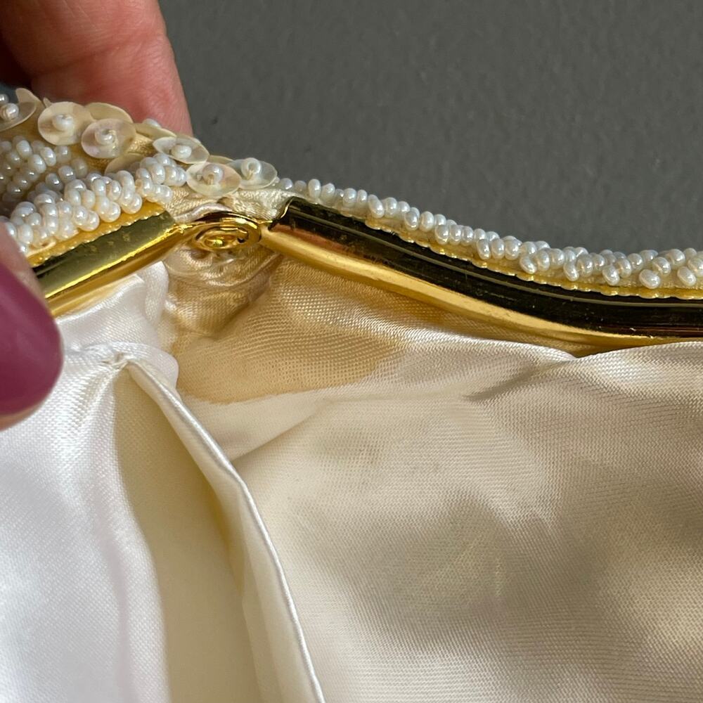 Creations by Harilela's Vintage Beaded Handbag Clutch - Picture 6 of 8